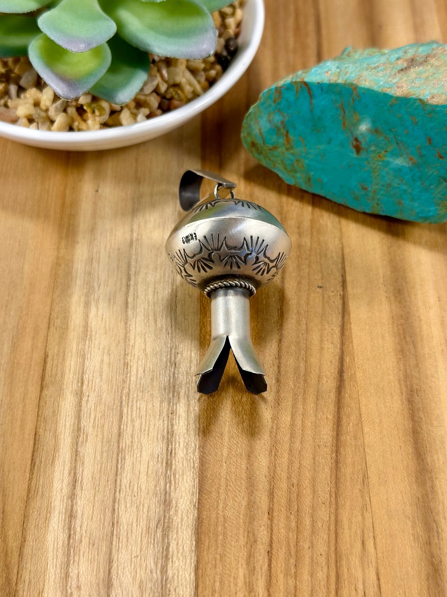Sterling Silver Blossom Pendant