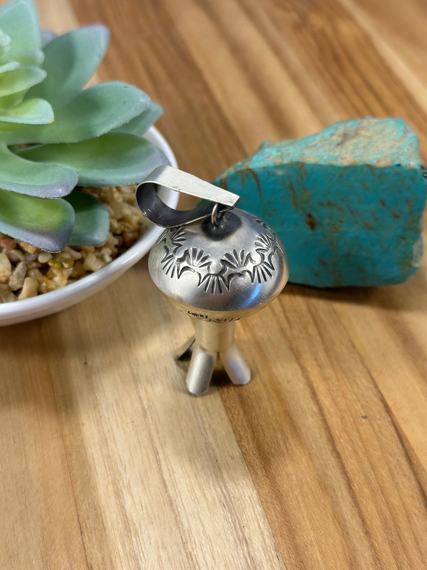 Sterling Silver Blossom Pendant