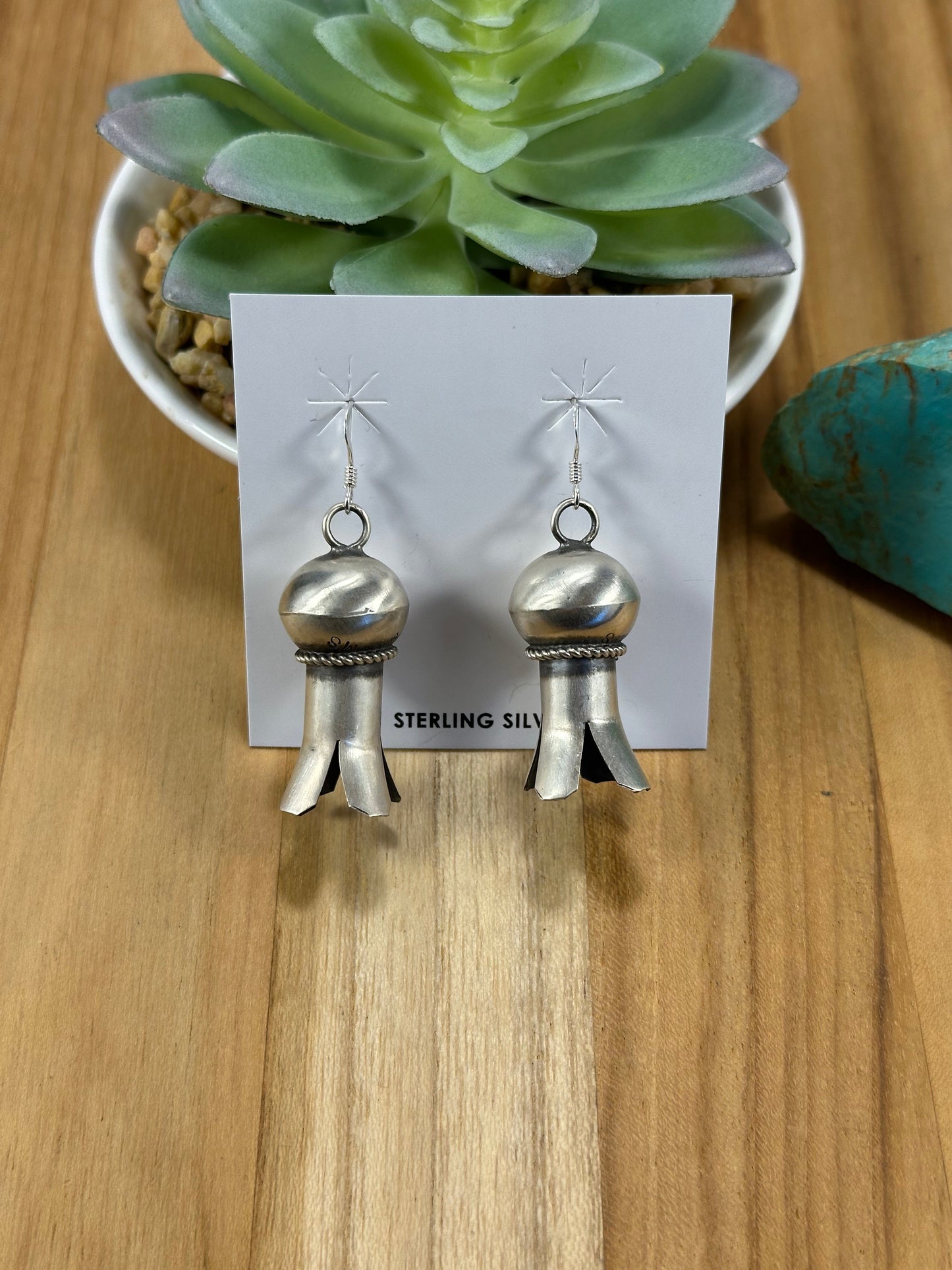 Sterling Silver Blossom Earrings