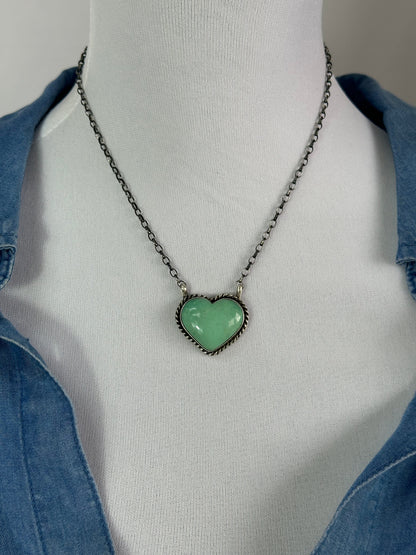 16" Kingman Heart Necklace