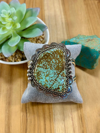 Number 8 Sterling Silver Cuff Bracelet