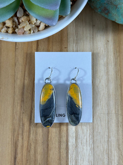 Bumblebee Dangle Earrings