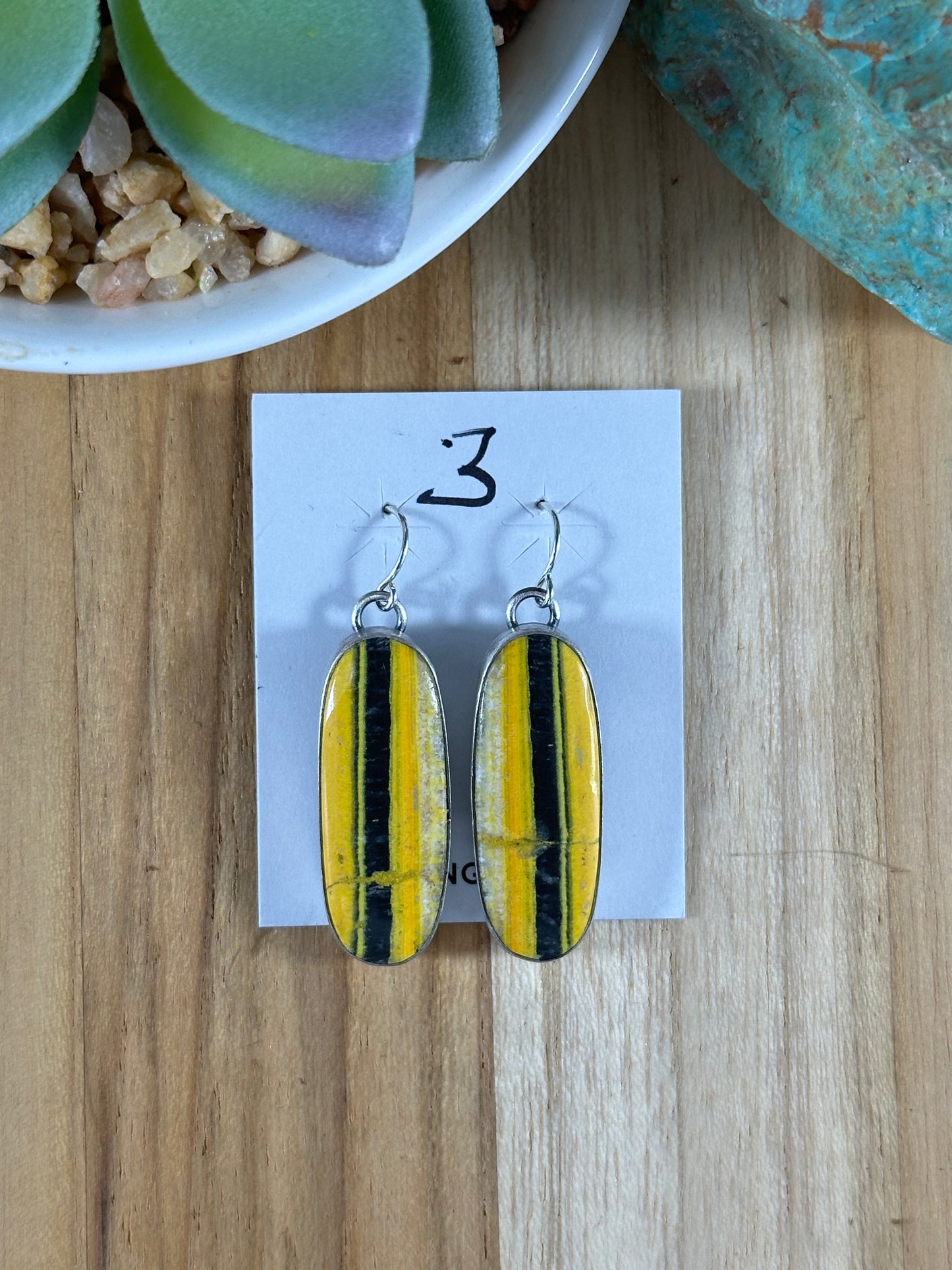 Bumblebee Dangle Earrings