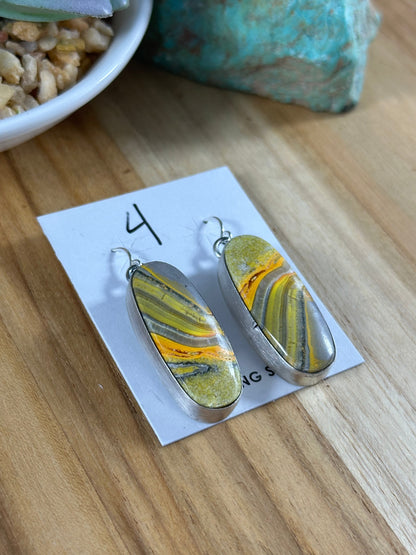 Bumblebee Dangle Earrings