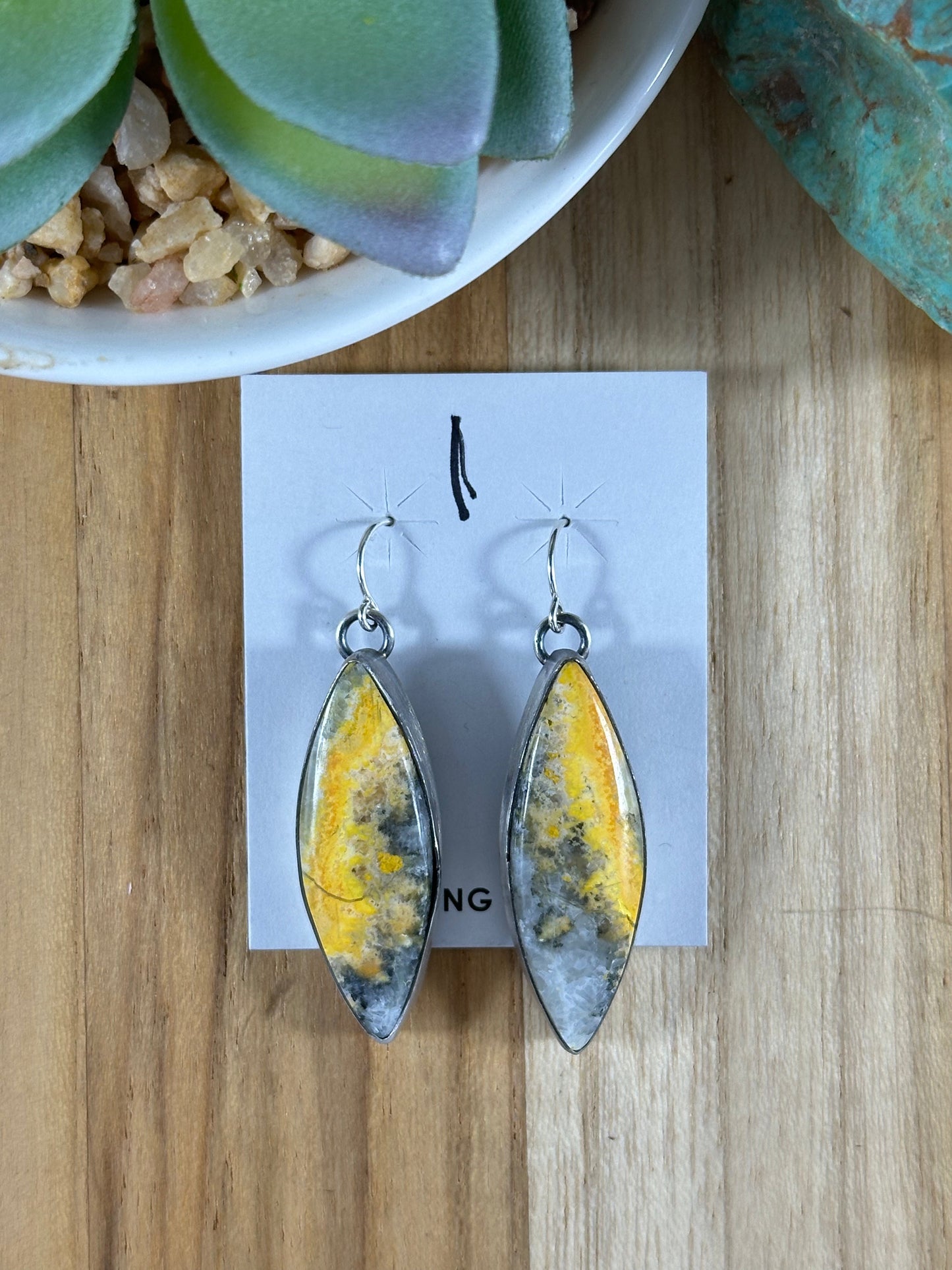 Bumblebee Dangle Earrings