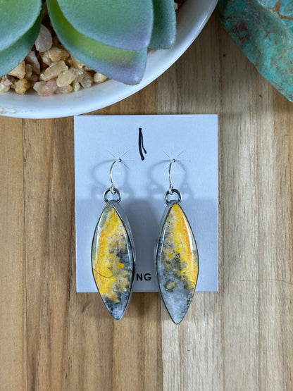 Bumblebee Dangle Earrings