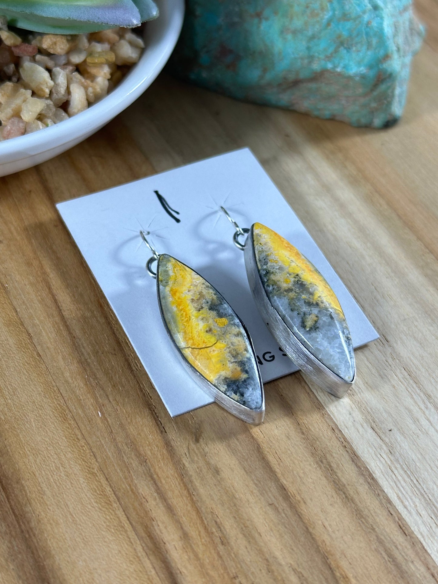 Bumblebee Dangle Earrings