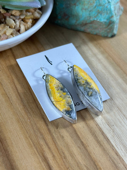 Bumblebee Dangle Earrings