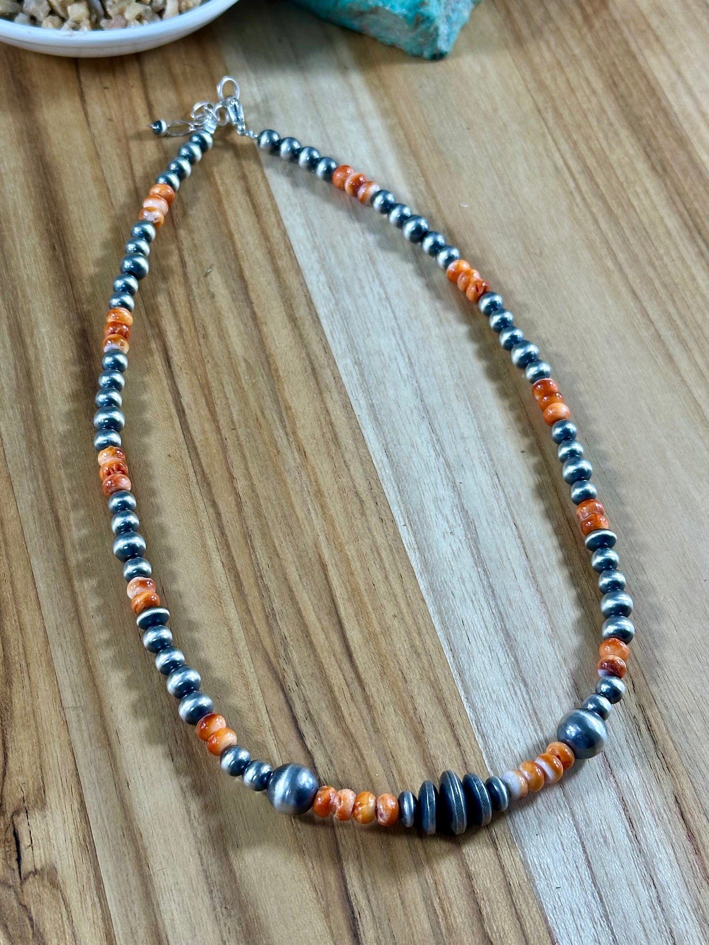 18" Spiny Navajo Necklace
