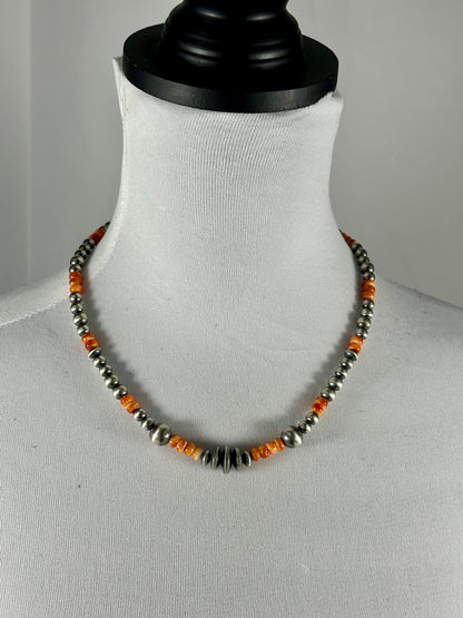 18" Spiny Navajo Necklace